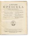 EULER, LEONHARD.  Opuscula varii argumenti.  Vols. 1 and 3 (of 3).  1746-51